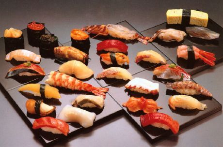 4. Sushi, sushi, Jepun
